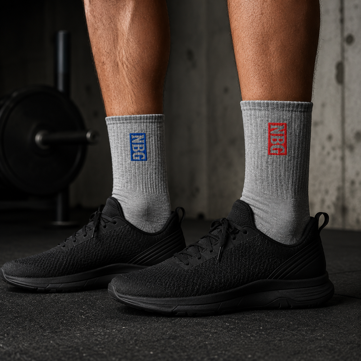 Never Bound Gear Embroidered socks
